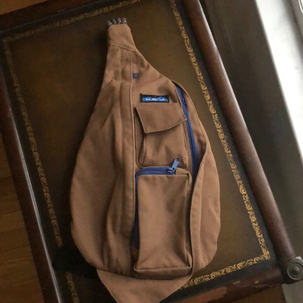 KAVU Brown Rope Sling Pack